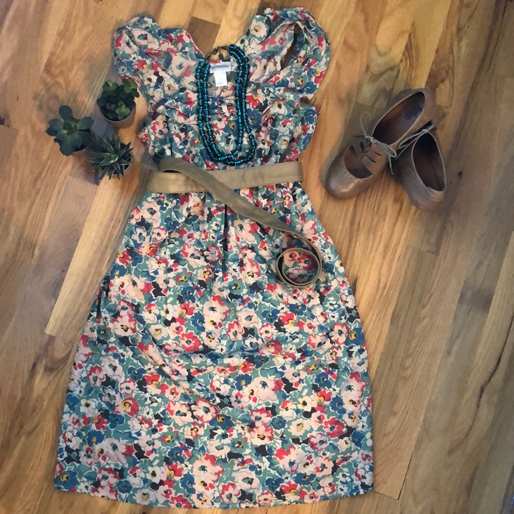 Motherhood Maternity Empire Waist Floral Dress